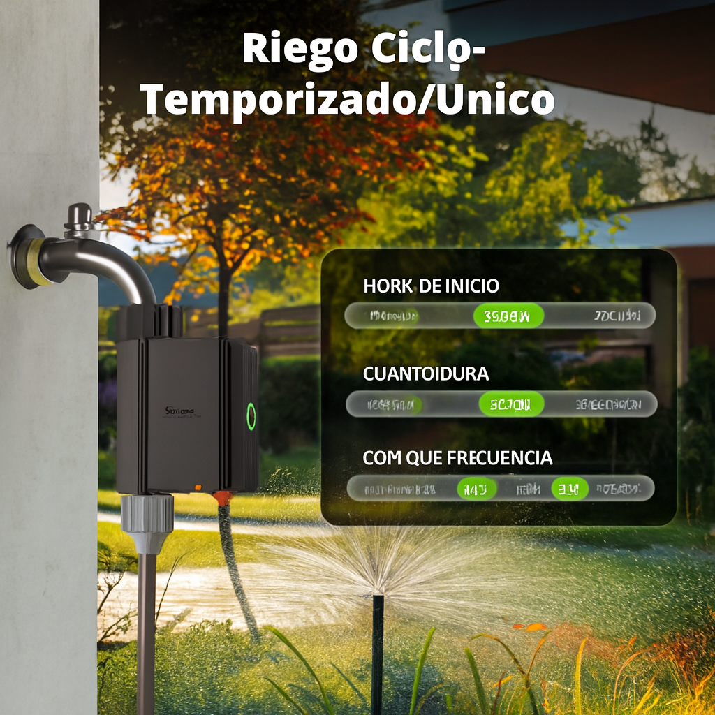 Válvula de riego inteligente Zigbee (IP55) — imagen 8